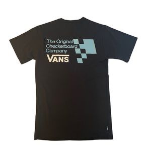 Vans Off The Wall OG Checkerboard T-Shirt - Black